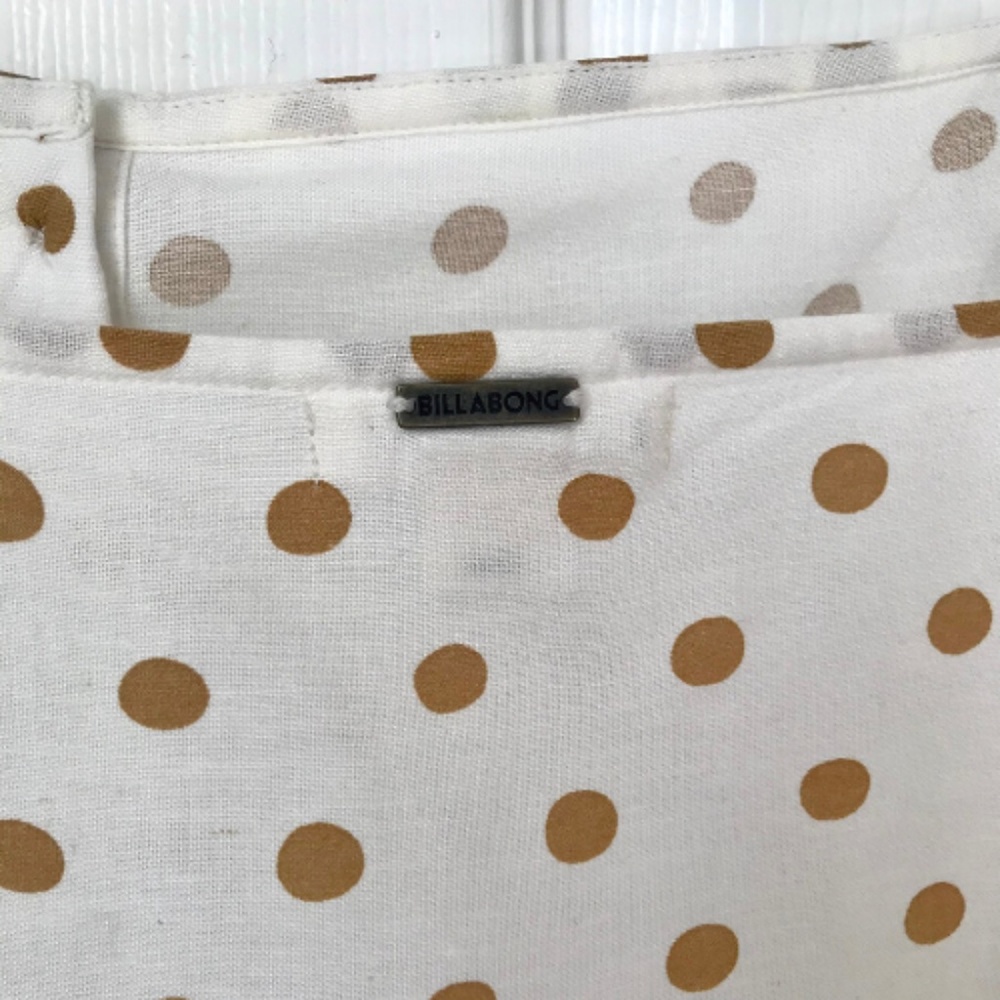 NWT Billabong Fine Nights Polka Dot Mini Dress XS - Picture 8 of 8